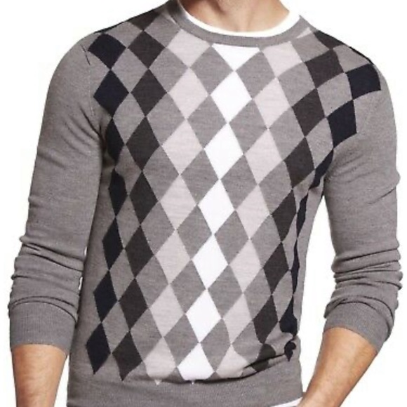 Express Other - Express men’s argyle merino wool sweater
